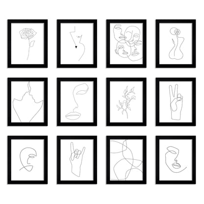 Line Art by Explicit Design -  Framed Art Set - Americanflat