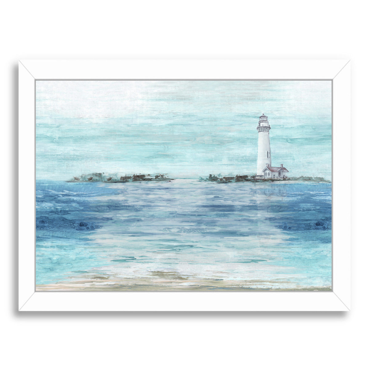 Coastal Lighthouse by PI Creative Art Framed Print - Americanflat