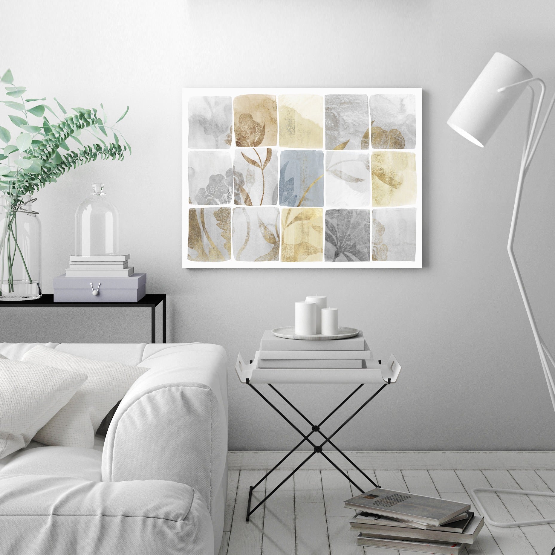 Neutral Titles by PI Creative Art - Wrapped Canvas - Americanflat