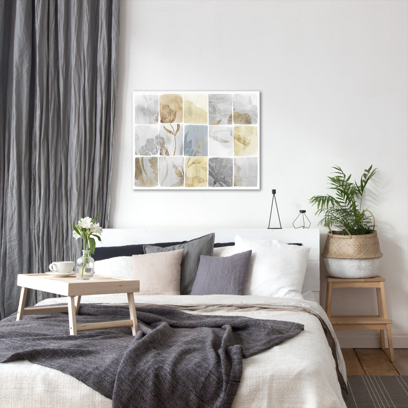 Neutral Titles by PI Creative Art - Wrapped Canvas - Americanflat