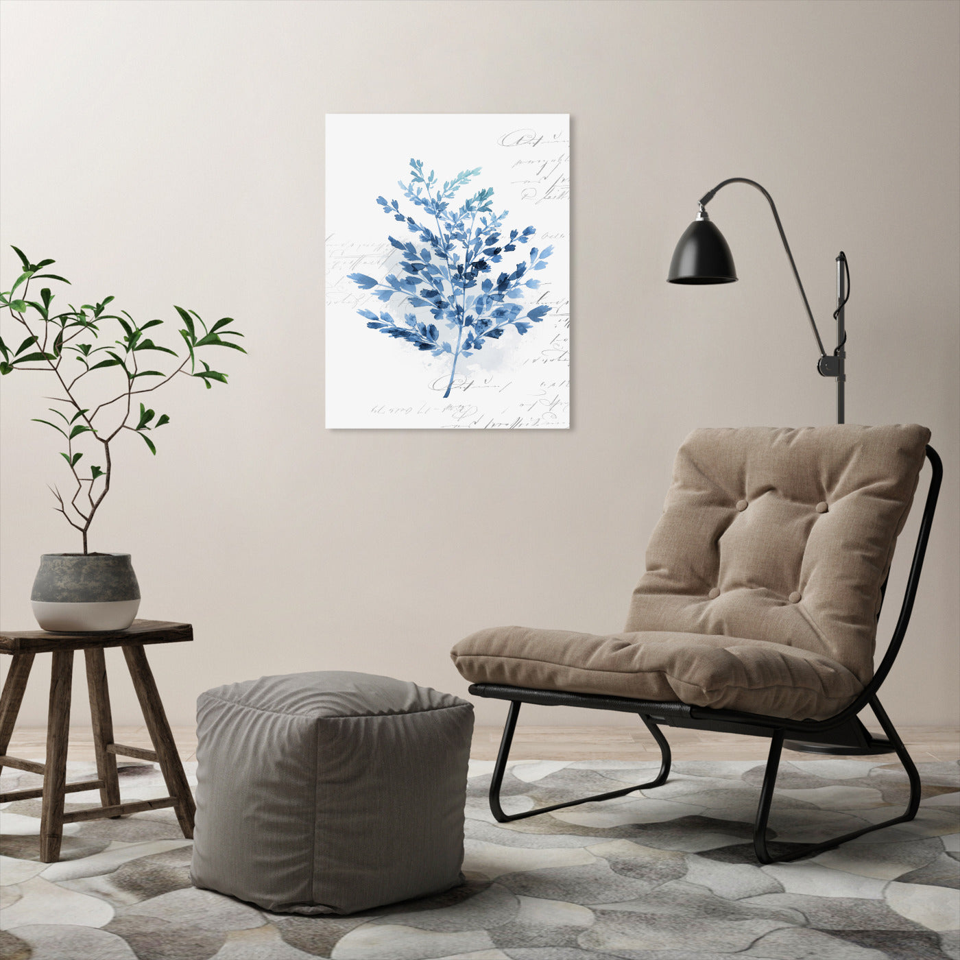 Botanical Blue Iii by PI Creative Art - Wrapped Canvas - Americanflat