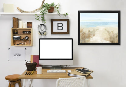 Sunny Beach I by PI Creative Art Framed Print - Americanflat