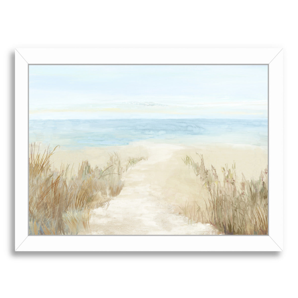 Sunny Beach I by PI Creative Art Framed Print - Americanflat