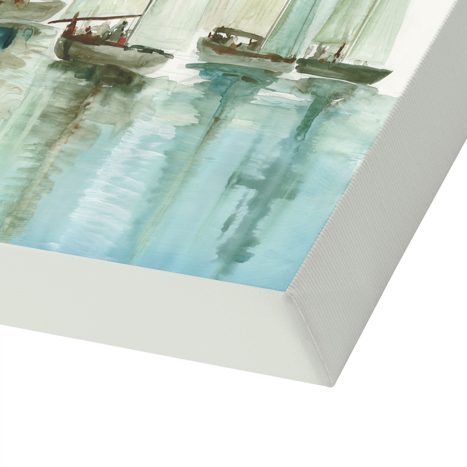 Blue Sailboats I by PI Creative Art - Wrapped Canvas - Americanflat
