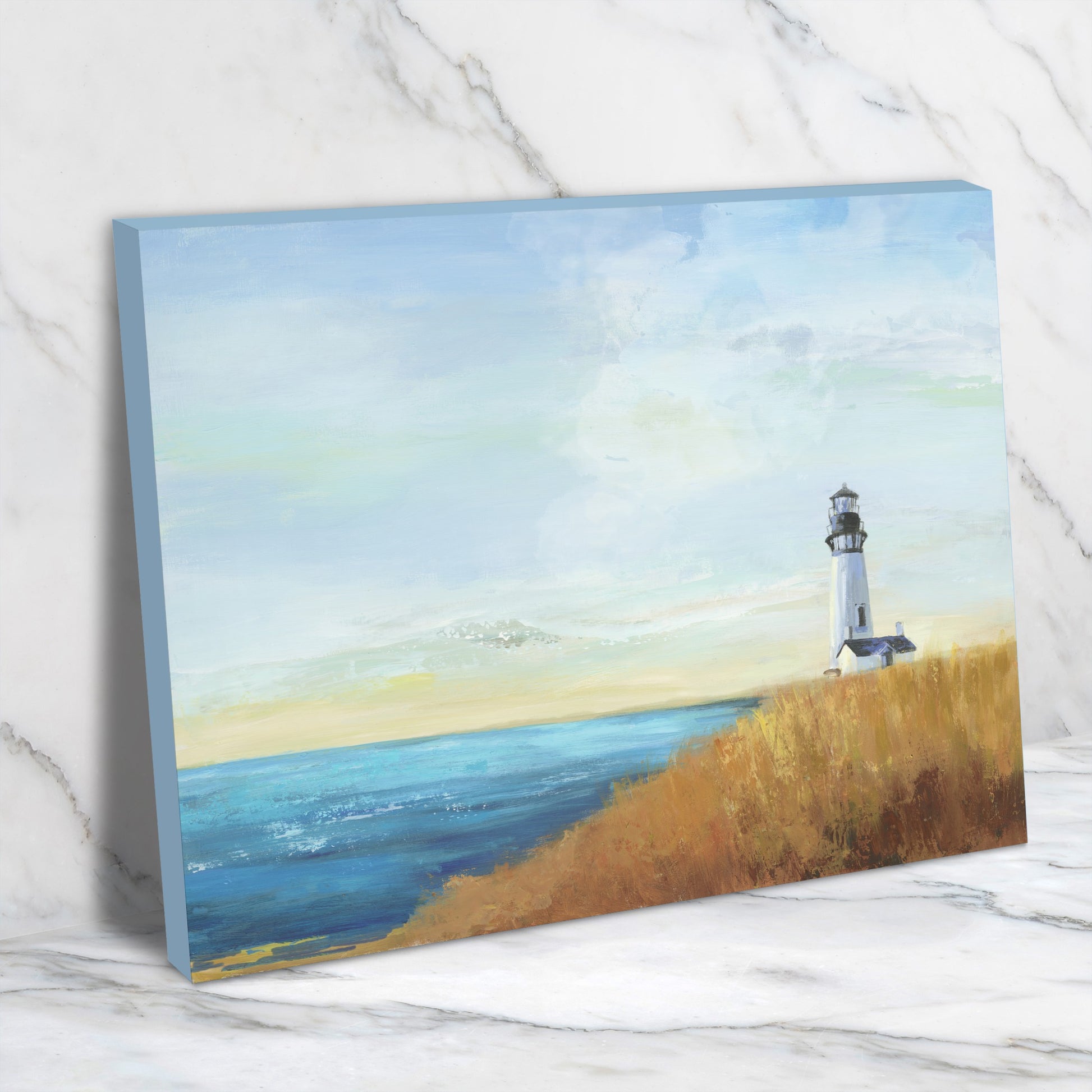 Ocean Lighthouse by PI Creative Art - Wrapped Canvas - Americanflat