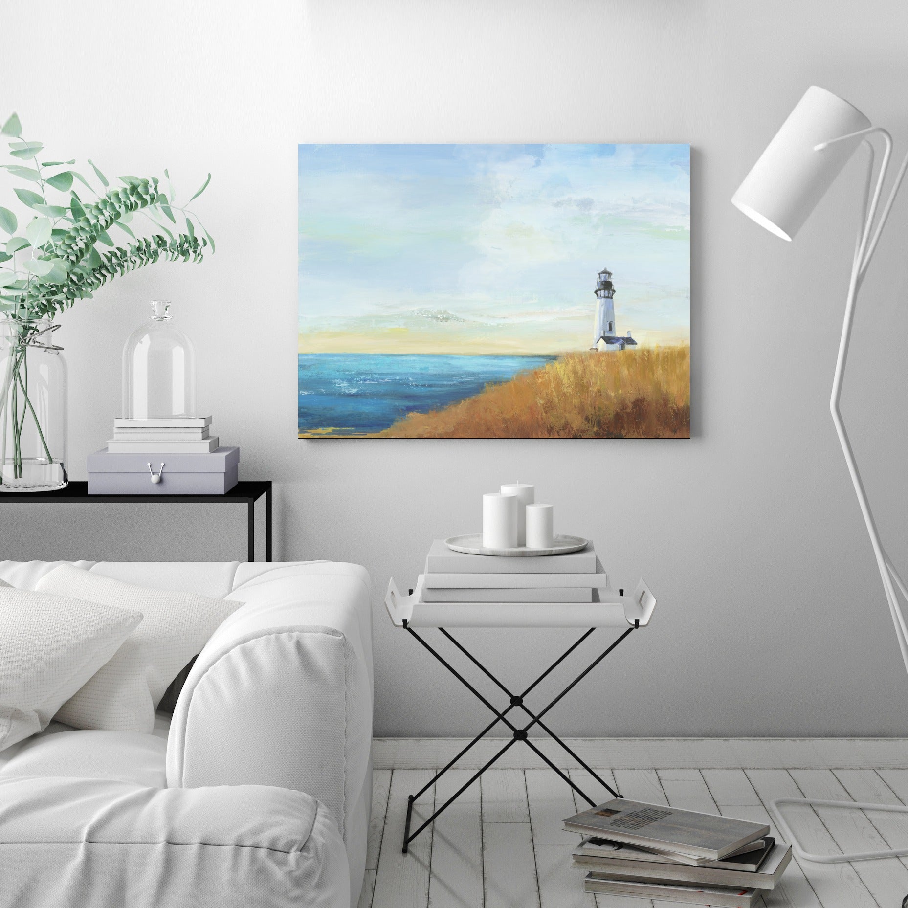 Ocean Lighthouse by PI Creative Art - Wrapped Canvas - Americanflat