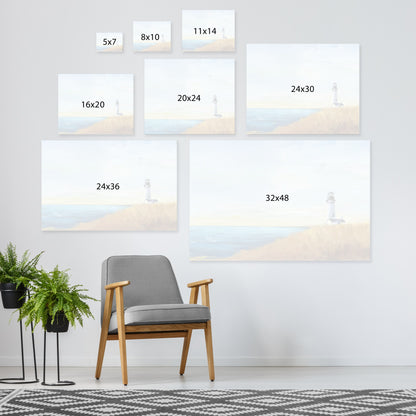 Ocean Lighthouse by PI Creative Art - Wrapped Canvas - Americanflat