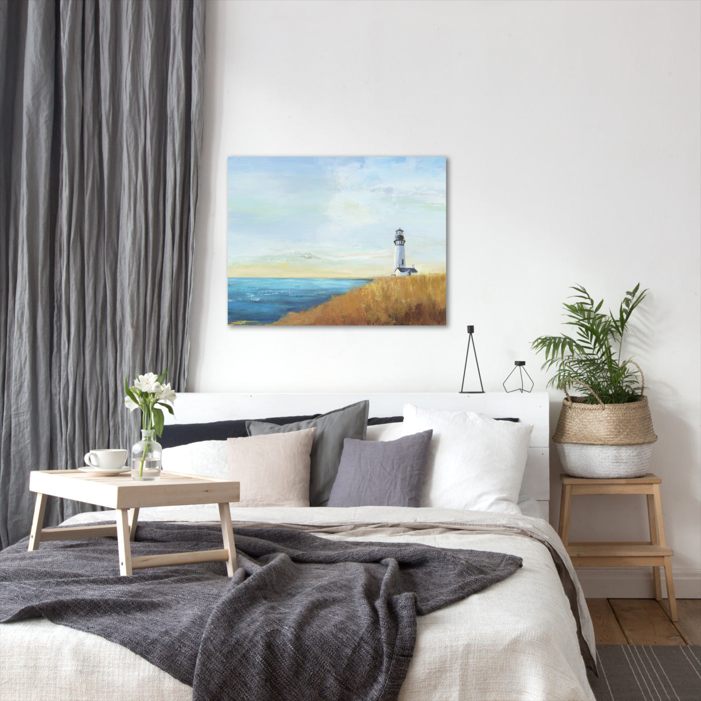 Ocean Lighthouse by PI Creative Art - Wrapped Canvas - Americanflat