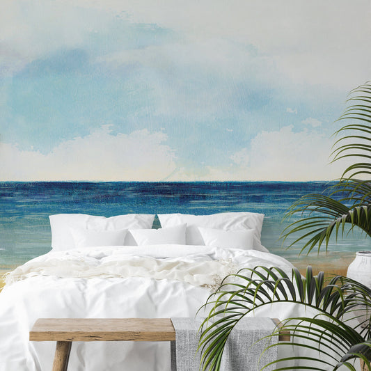 Peel & Stick Wall Mural - Summer By The Water By PI Creative Art