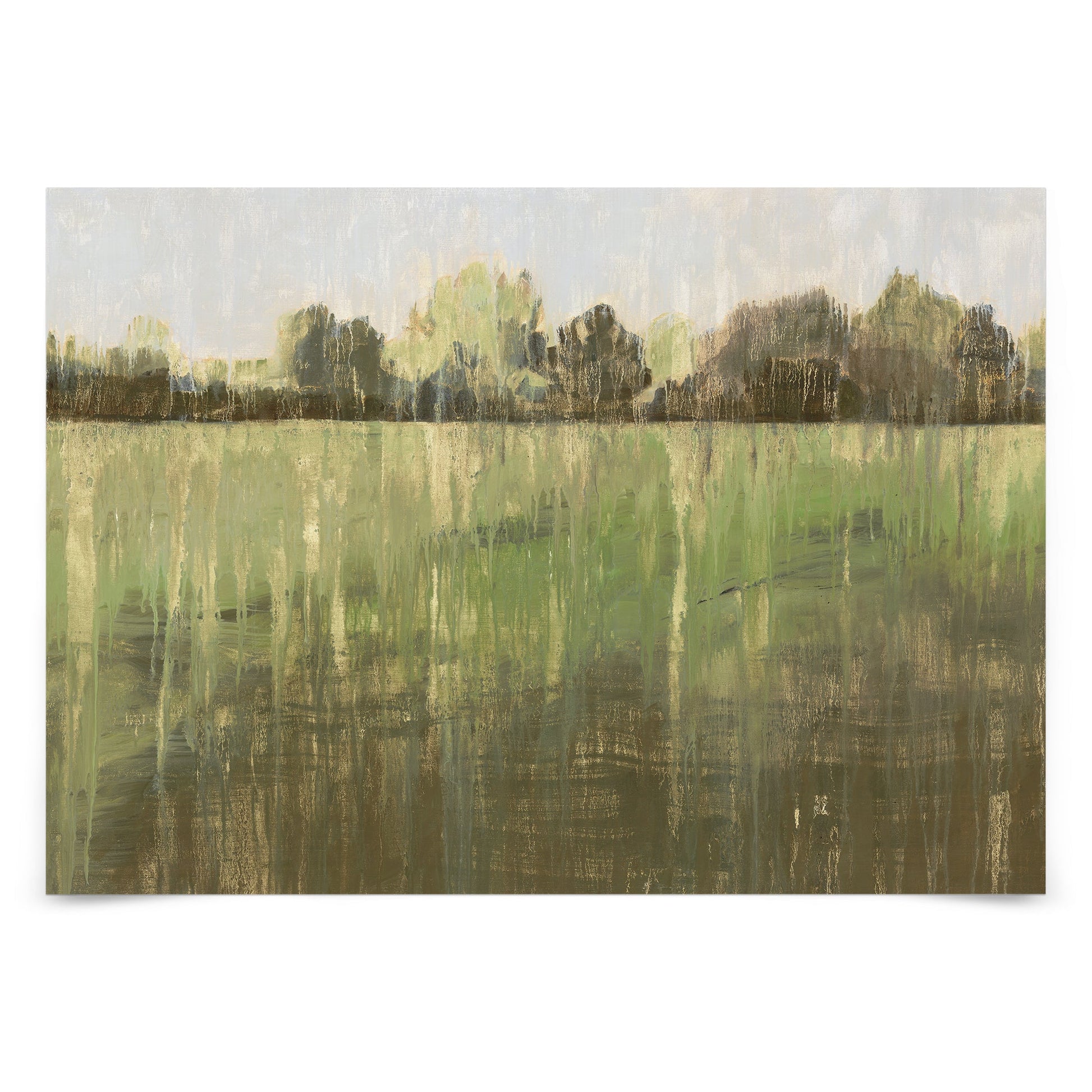 Peel & Stick Wall Mural - Green Field Iii By PI Creative Art