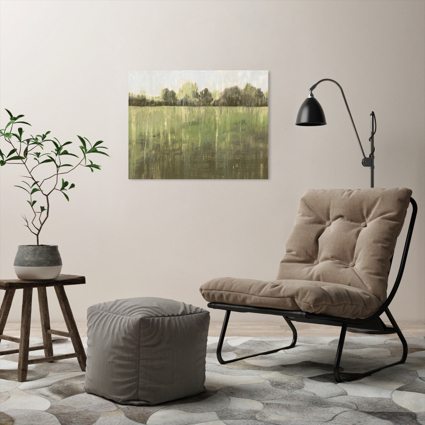 Green Field Iii by PI Creative Art - Wrapped Canvas - Americanflat