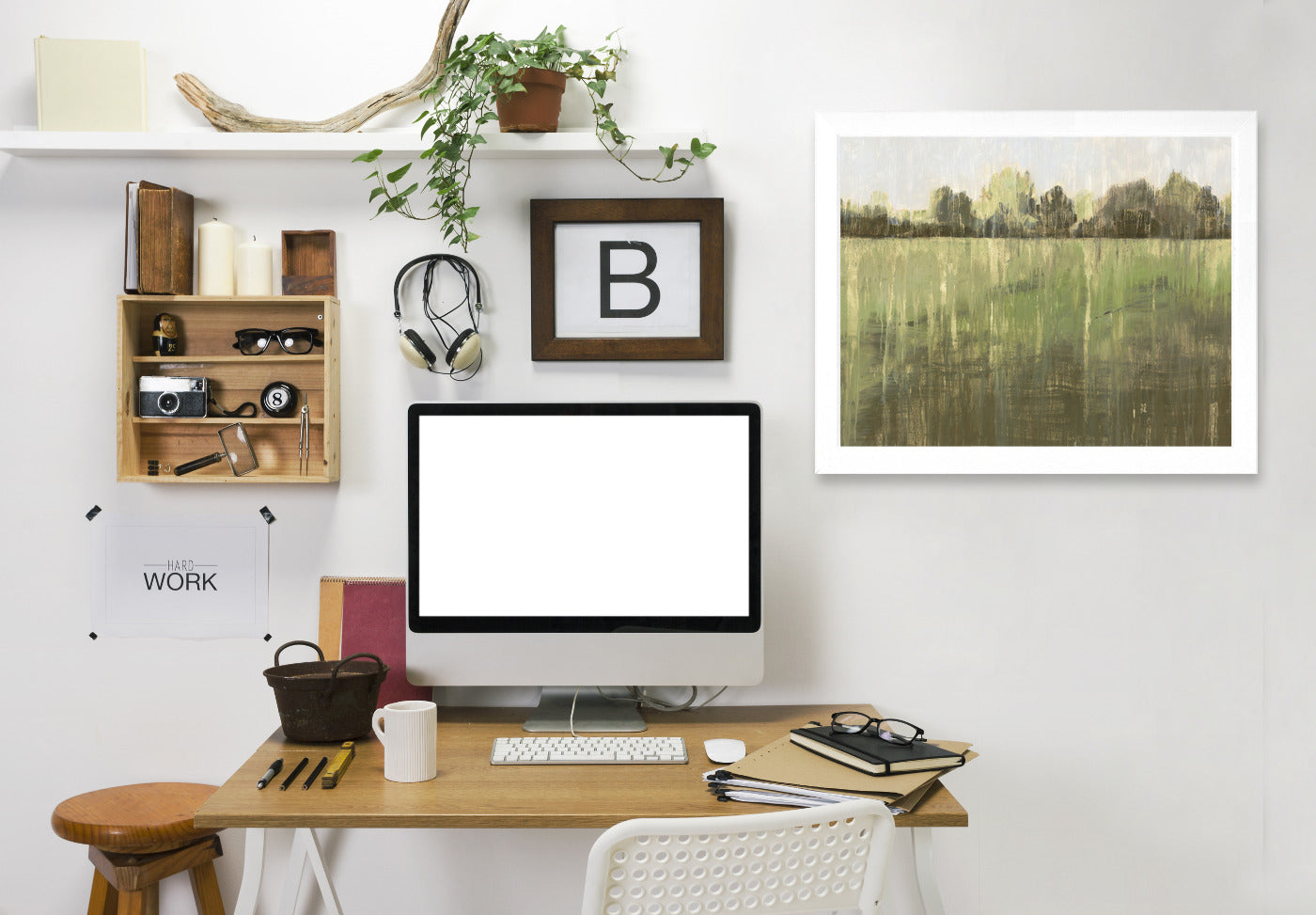 Green Field Iii by PI Creative Art Framed Print - Americanflat