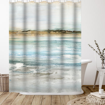 Retrospective Ii by Pi Creative Art - Shower Curtain