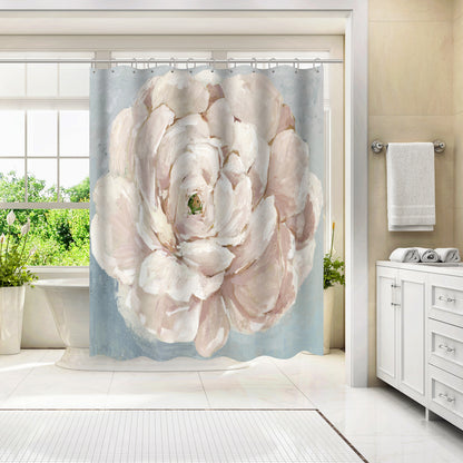 Pink Flower by Pi Creative Art - Shower Curtain