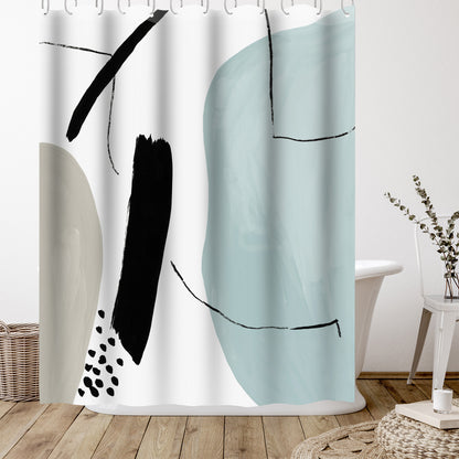 Integral Ii by Pi Creative Art - Shower Curtain