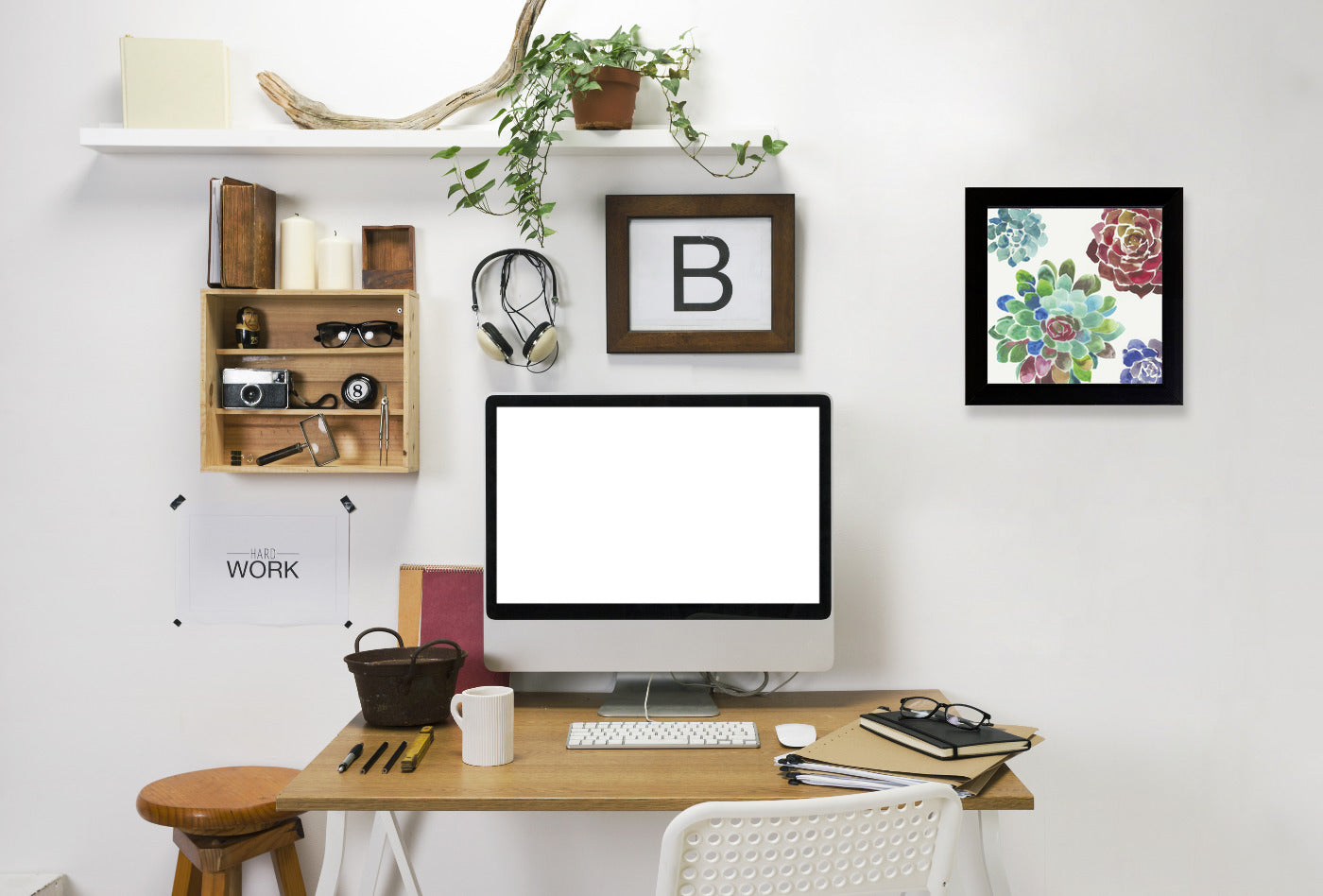 Water Succulents I by PI Creative Art Framed Print - Americanflat