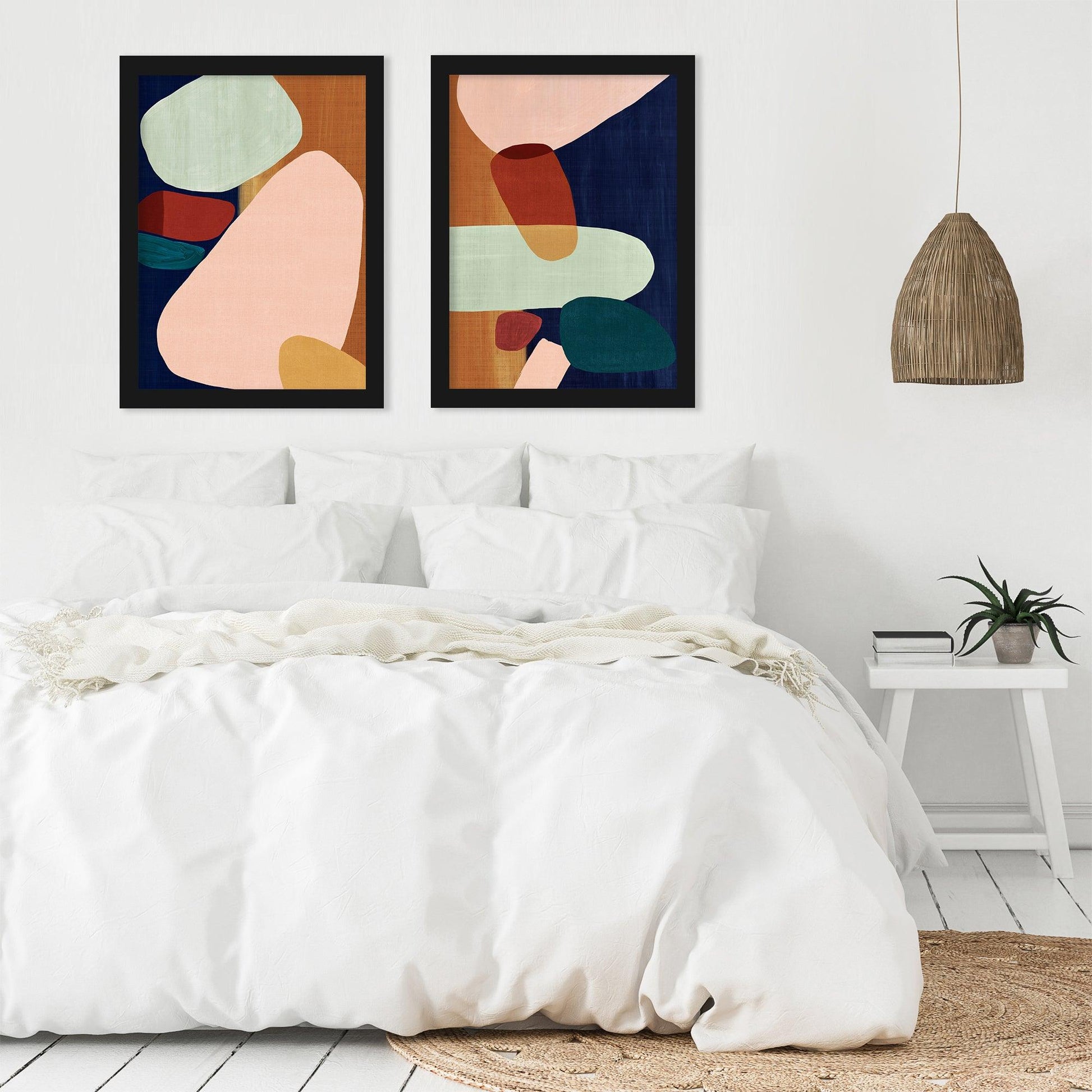 Stacking Pebbles by PI Creative Art - 2 Piece Framed Print Set - Americanflat