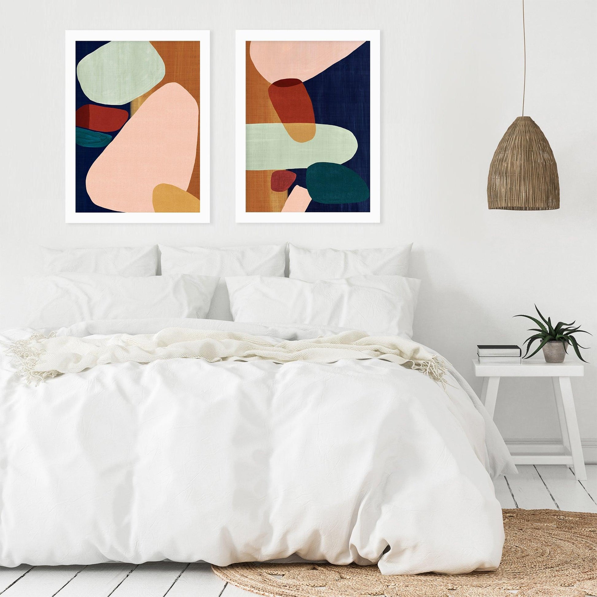 Stacking Pebbles by PI Creative Art - 2 Piece Framed Print Set - Americanflat