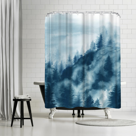 Foggy Dew I by Pi Creative Art - Shower Curtain, Shower Curtain, 74" X 71"