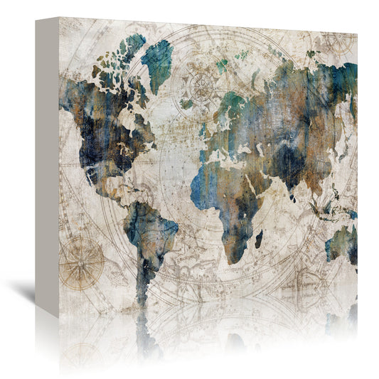 Celestial Map by PI Creative Art - Wrapped Canvas - Americanflat