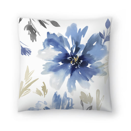 Indigo Version Finesse Ii Indigo Version by Pi Creative Art - Pillow, Pillow, 20" X 20"