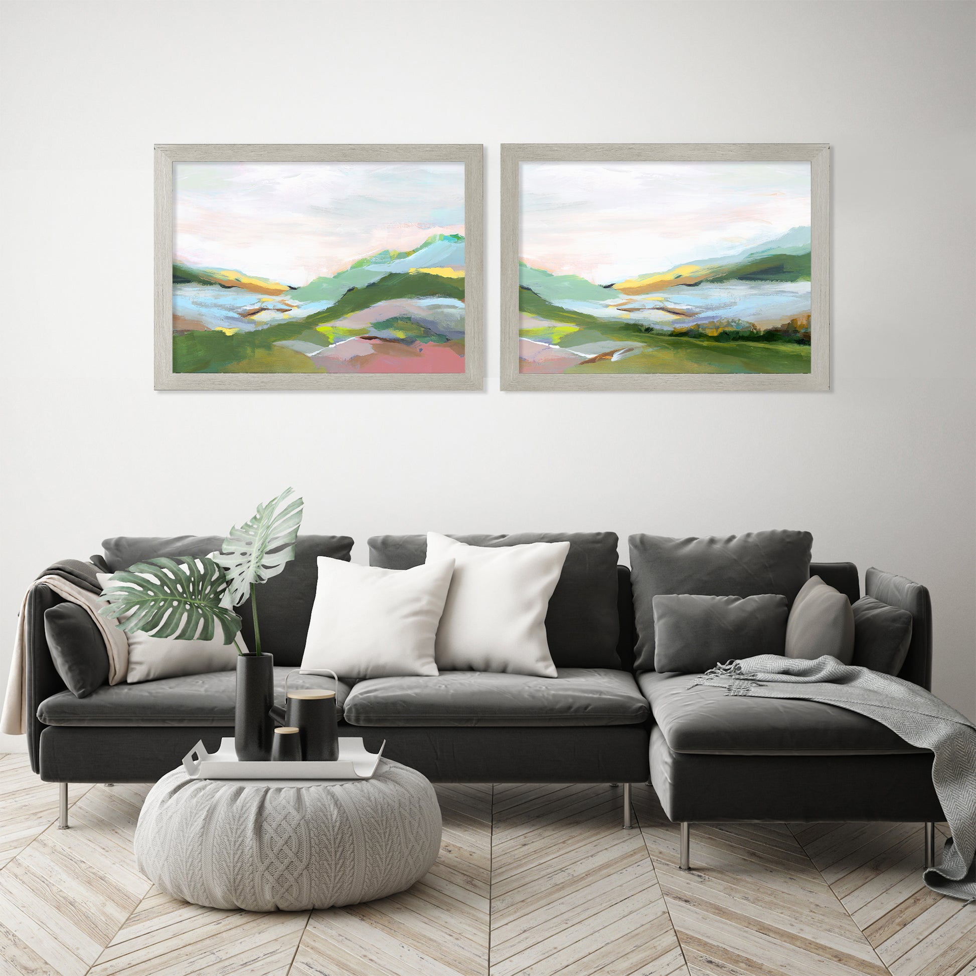 Highland by PI Creative Art - 2 Piece Framed Print Set - Americanflat