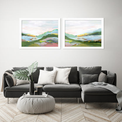 Highland by PI Creative Art - 2 Piece Framed Print Set - Americanflat