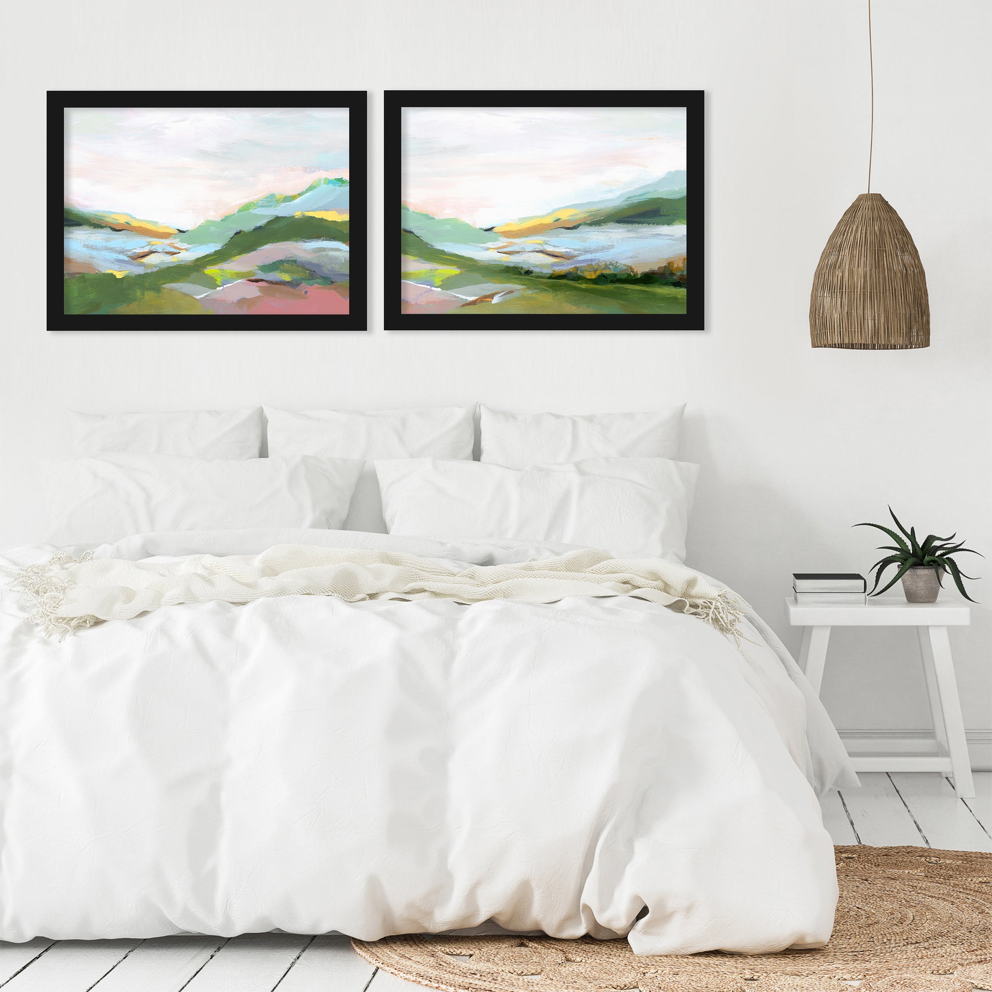 Highland by PI Creative Art - 2 Piece Framed Print Set - Americanflat