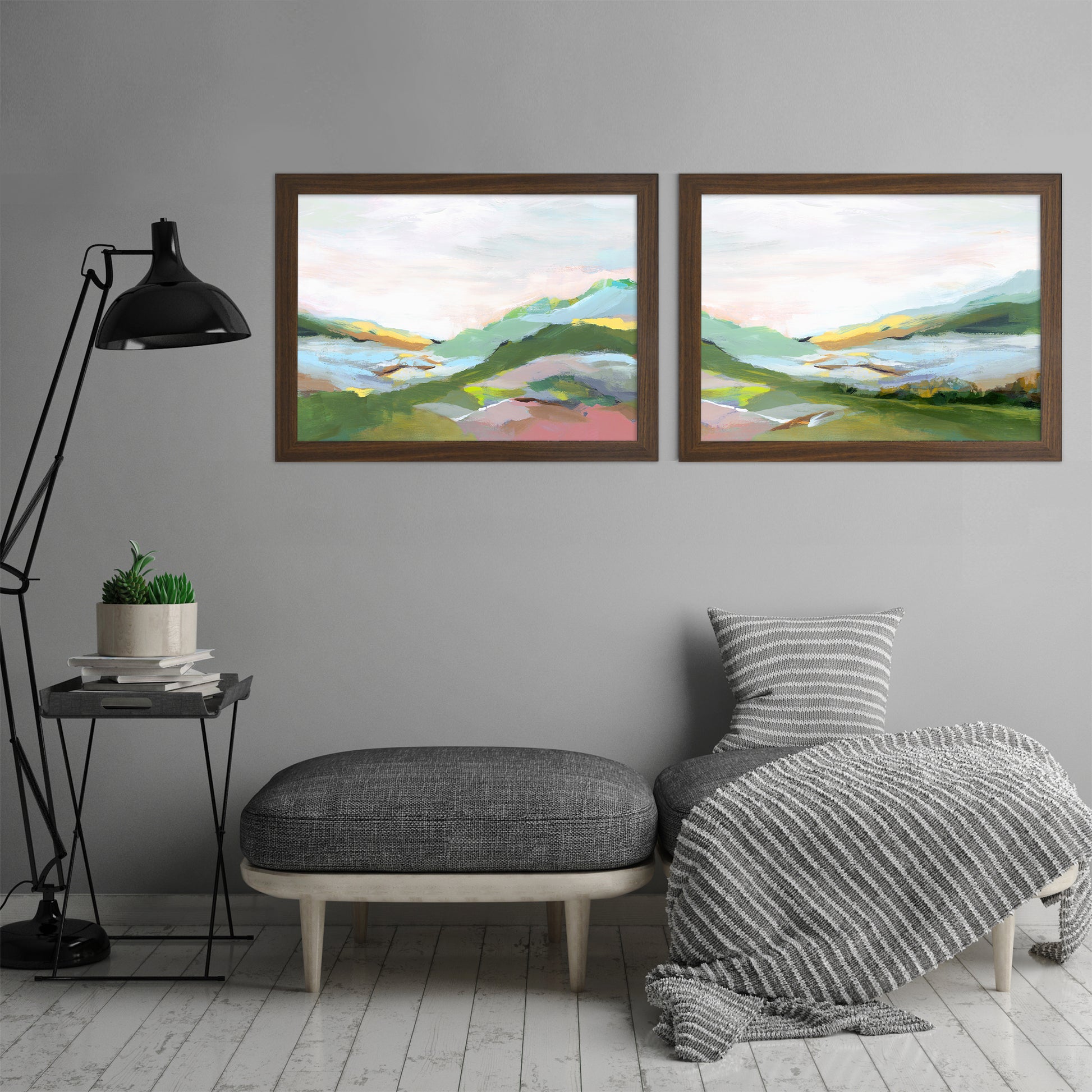 Highland by PI Creative Art - 2 Piece Framed Print Set - Americanflat