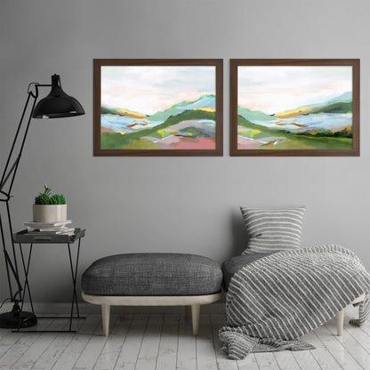 Highland by PI Creative Art - 2 Piece Framed Print Set - Americanflat