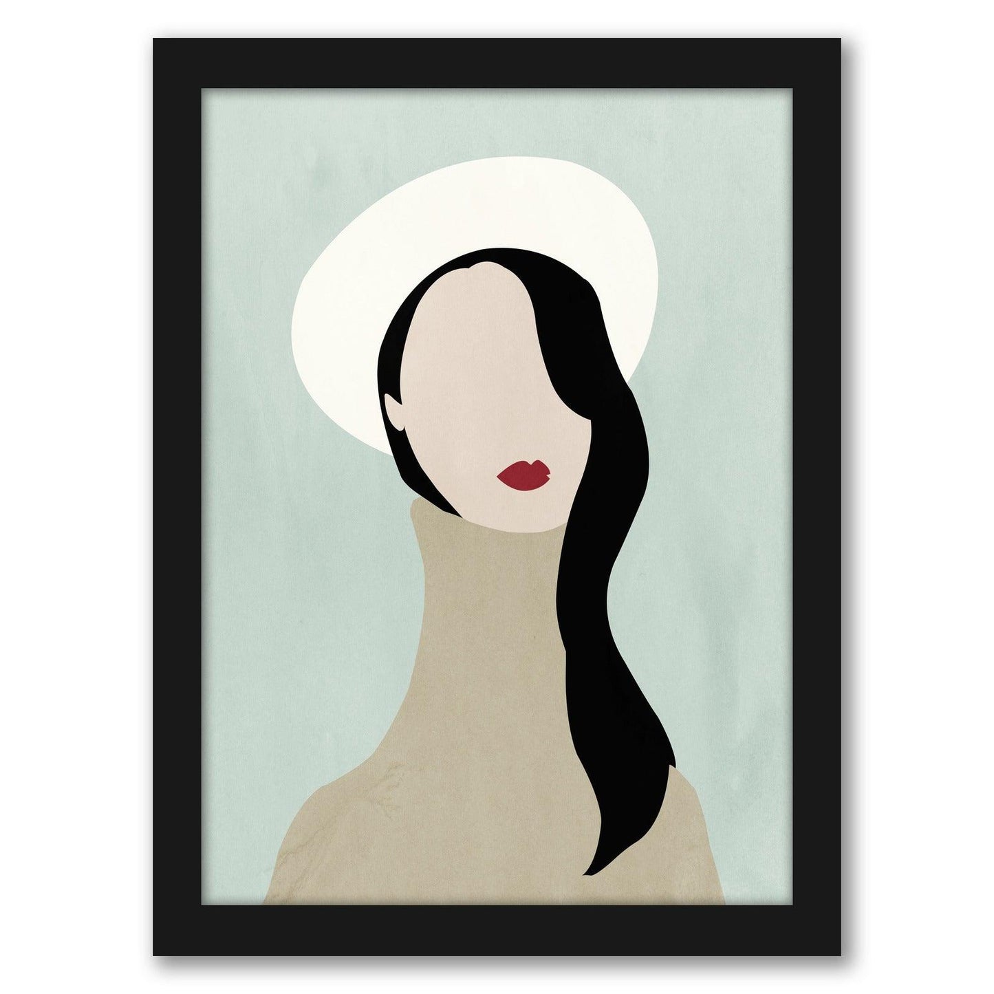 Selfportrait by PI Creative Art - Black Framed Print - Wall Art - Americanflat