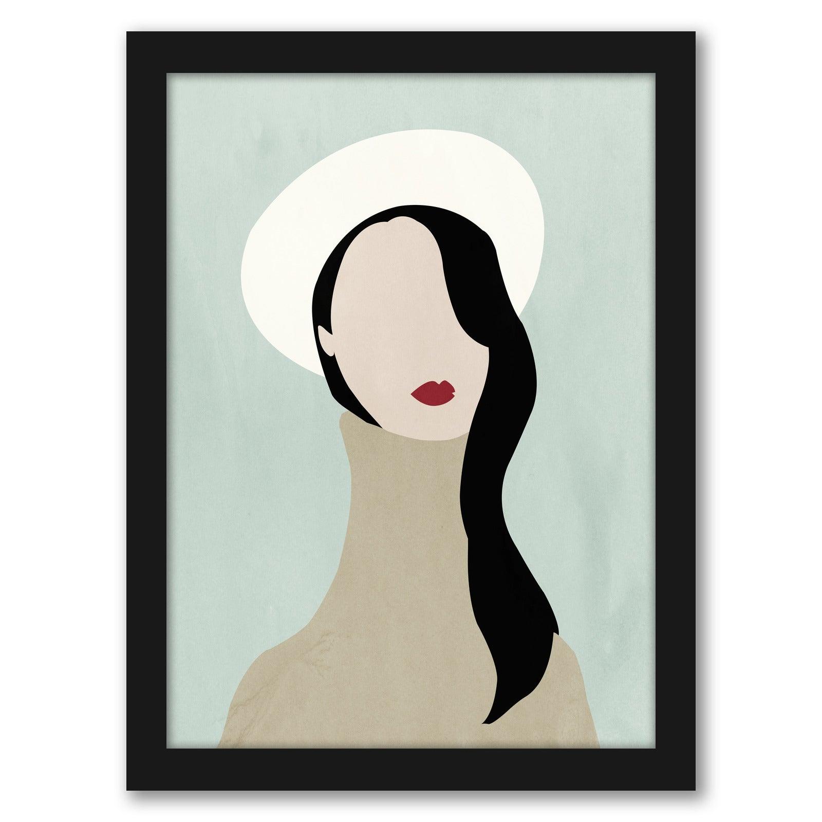 Selfportrait by PI Creative Art - Black Framed Print - Wall Art - Americanflat