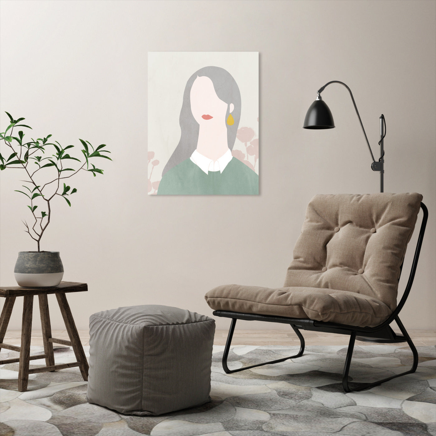Lucienne by PI Creative Art - Wrapped Canvas - Americanflat