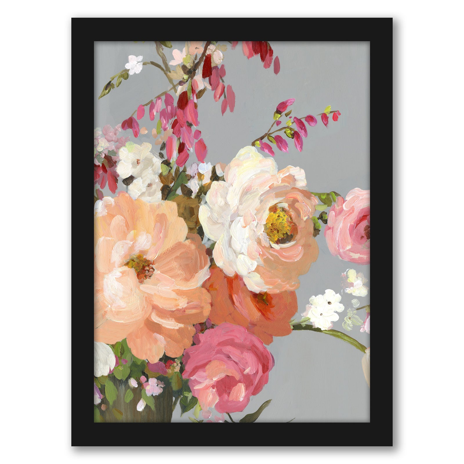 Flower Story I by PI Creative Art - Black Framed Print - Wall Art - Americanflat