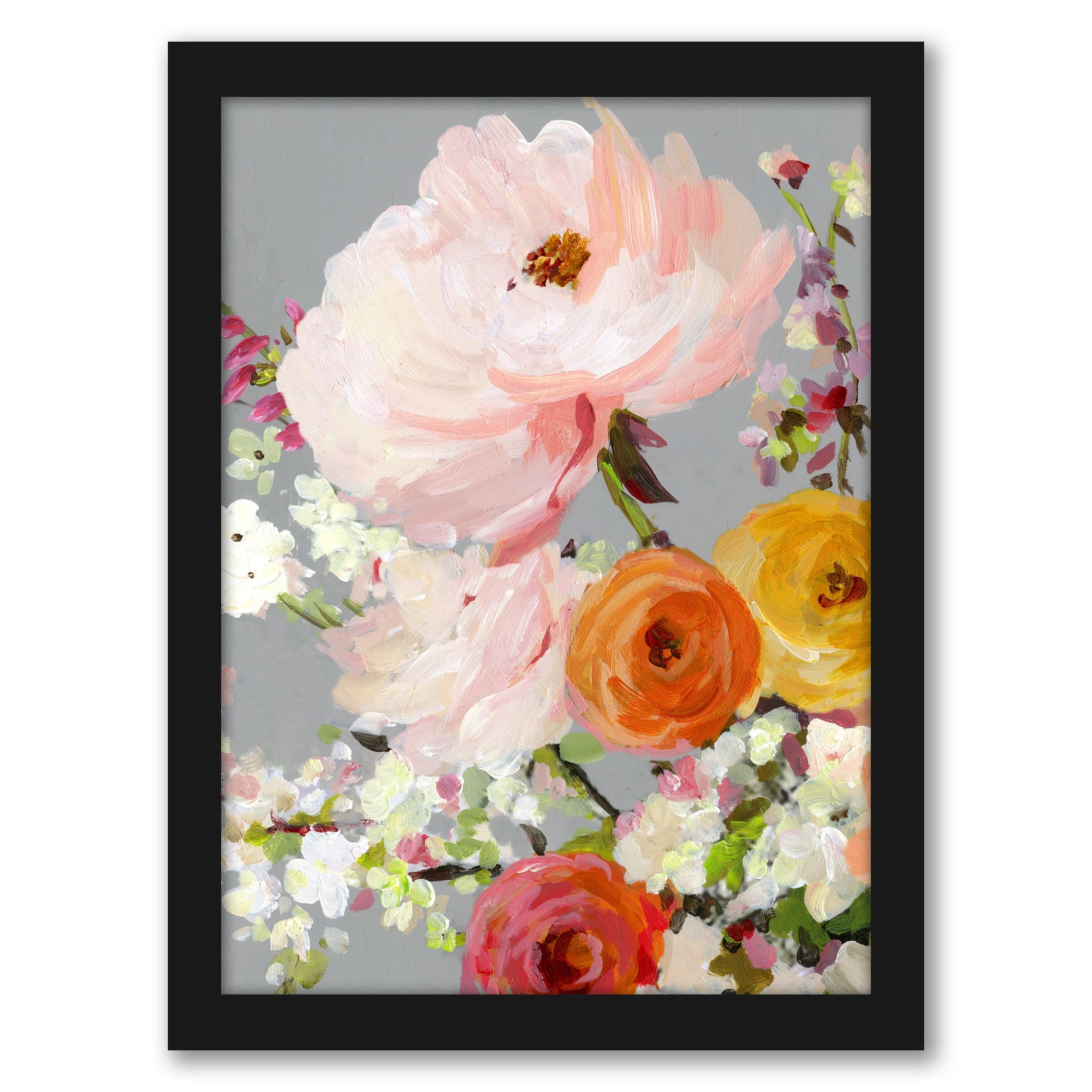 Flower Story II by PI Creative Art - Black Framed Print - Wall Art - Americanflat