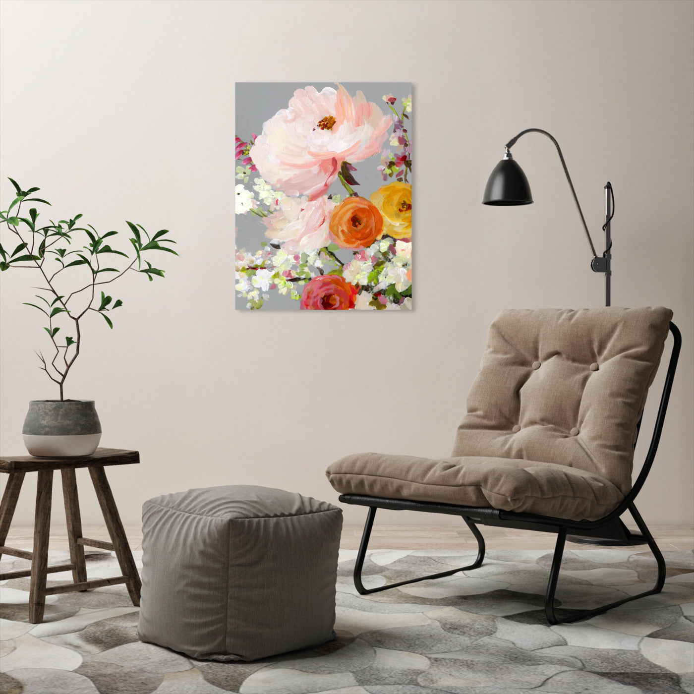 Flower Story Ii by PI Creative Art - Wrapped Canvas - Americanflat