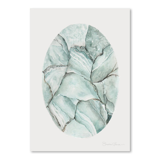 Aquamarine Stone by Shealeen Louise Art Print - Art Print - Americanflat