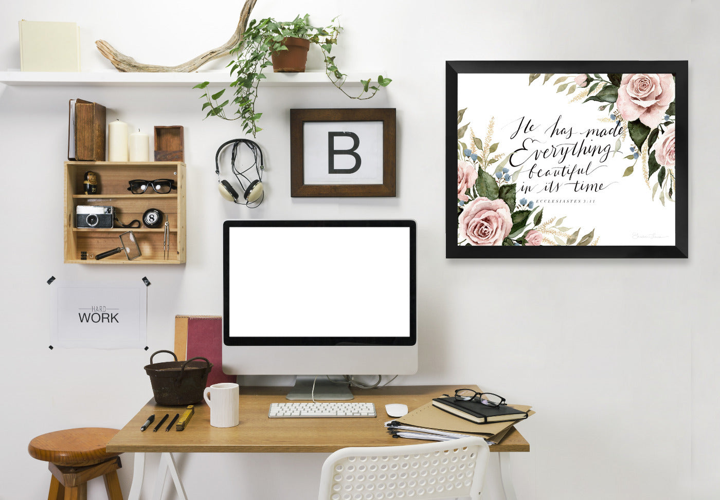 He Has Made Everything Beautiful by Shealeen Louise Framed Print - Americanflat