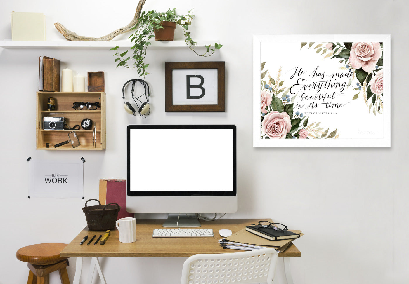 He Has Made Everything Beautiful by Shealeen Louise Framed Print - Americanflat