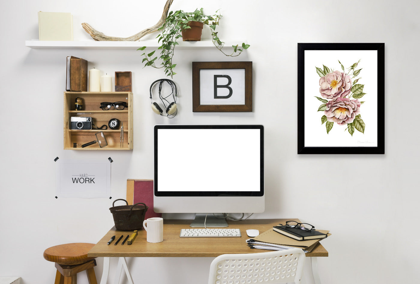 Matangi Roses by Shealeen Louise Framed Print - Americanflat