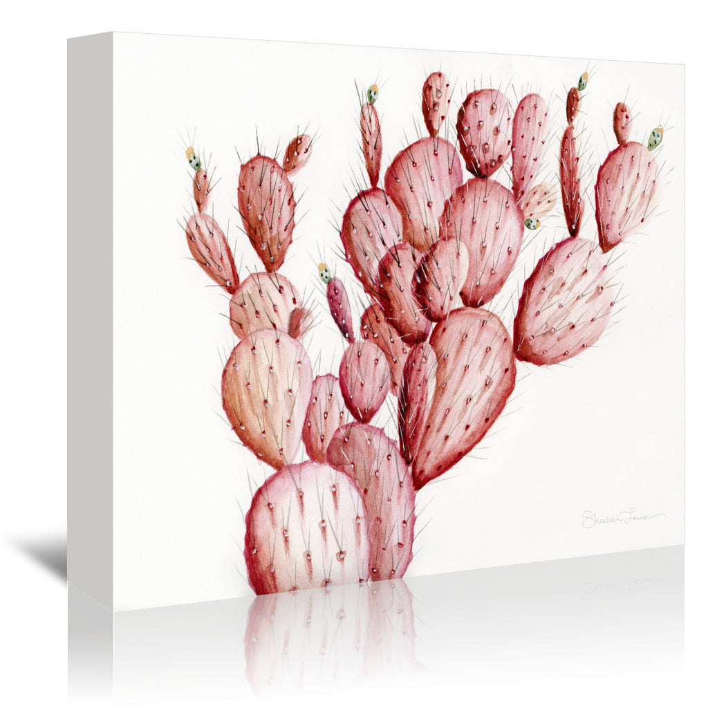 Pink Cacti by Shealeen Louise Wrapped Canvas - Wrapped Canvas - Americanflat