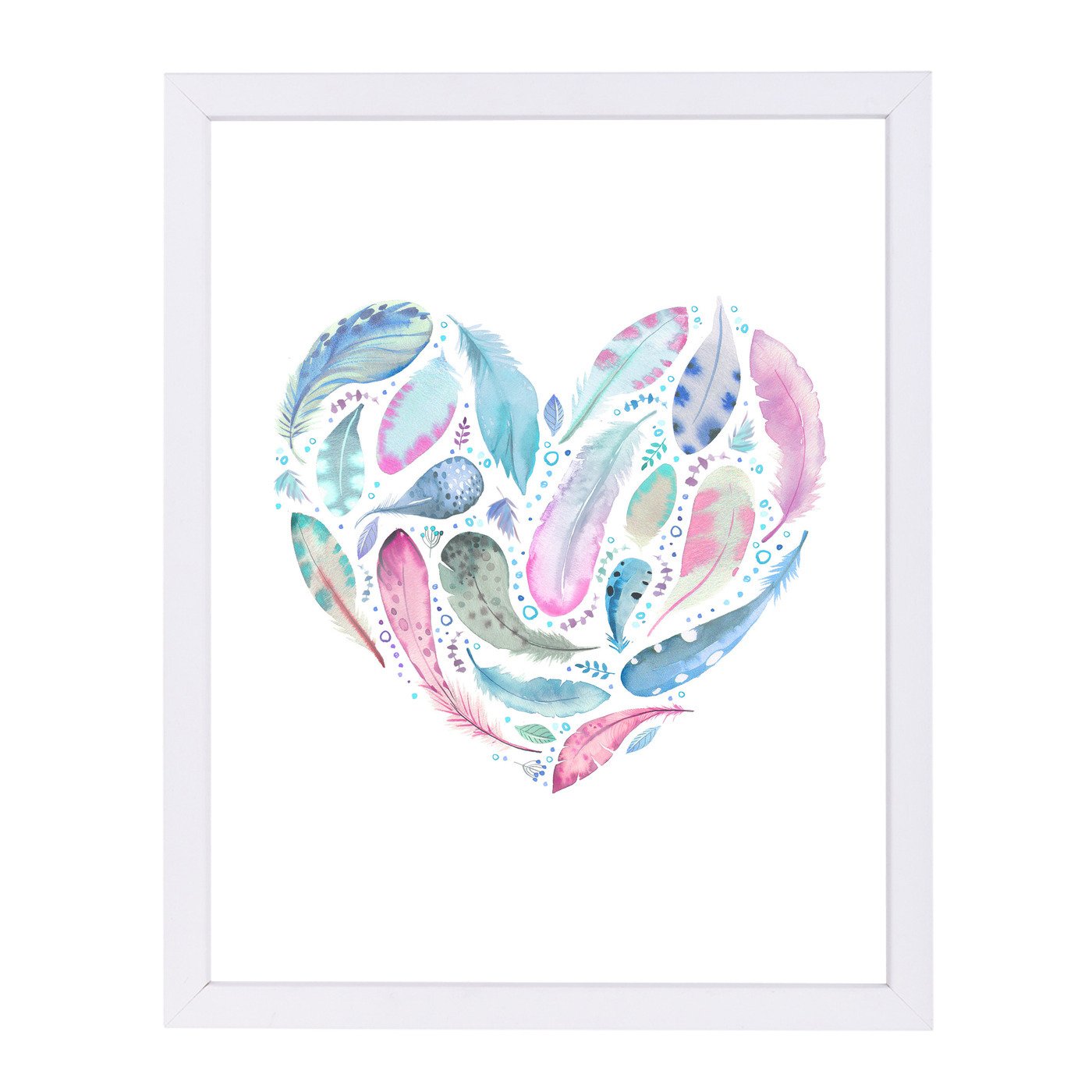 Feathers 2 By Victoria Nelson - Framed Print - Americanflat