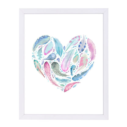Feathers 2 By Victoria Nelson - Framed Print - Americanflat