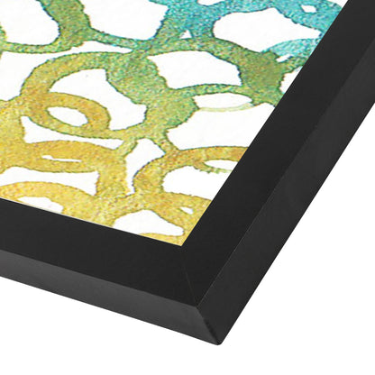 Rainbow Abstract 8 By Victoria Nelson - Black Framed Print - Wall Art - Americanflat