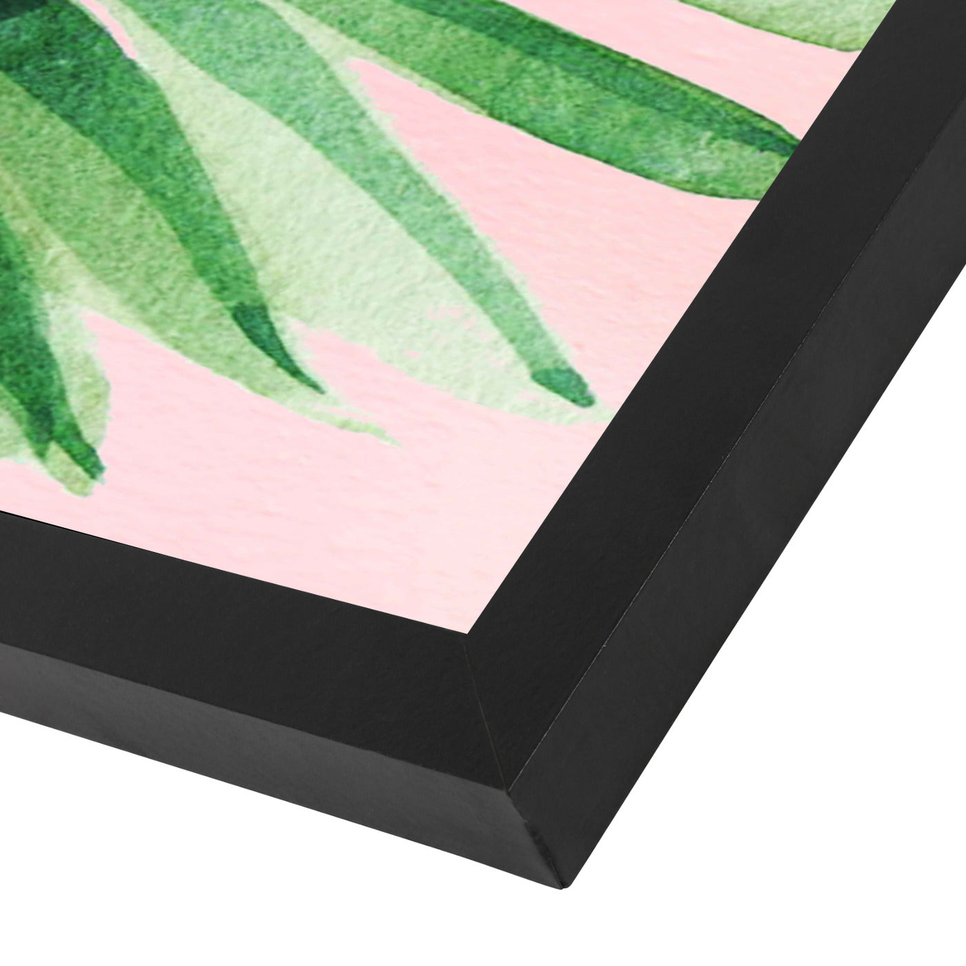 Leafy Fern Green By Victoria Nelson - Black Framed Print - Wall Art - Americanflat