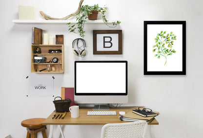 Tropical Leaf Fern By Victoria Nelson - Black Framed Print - Wall Art - Americanflat