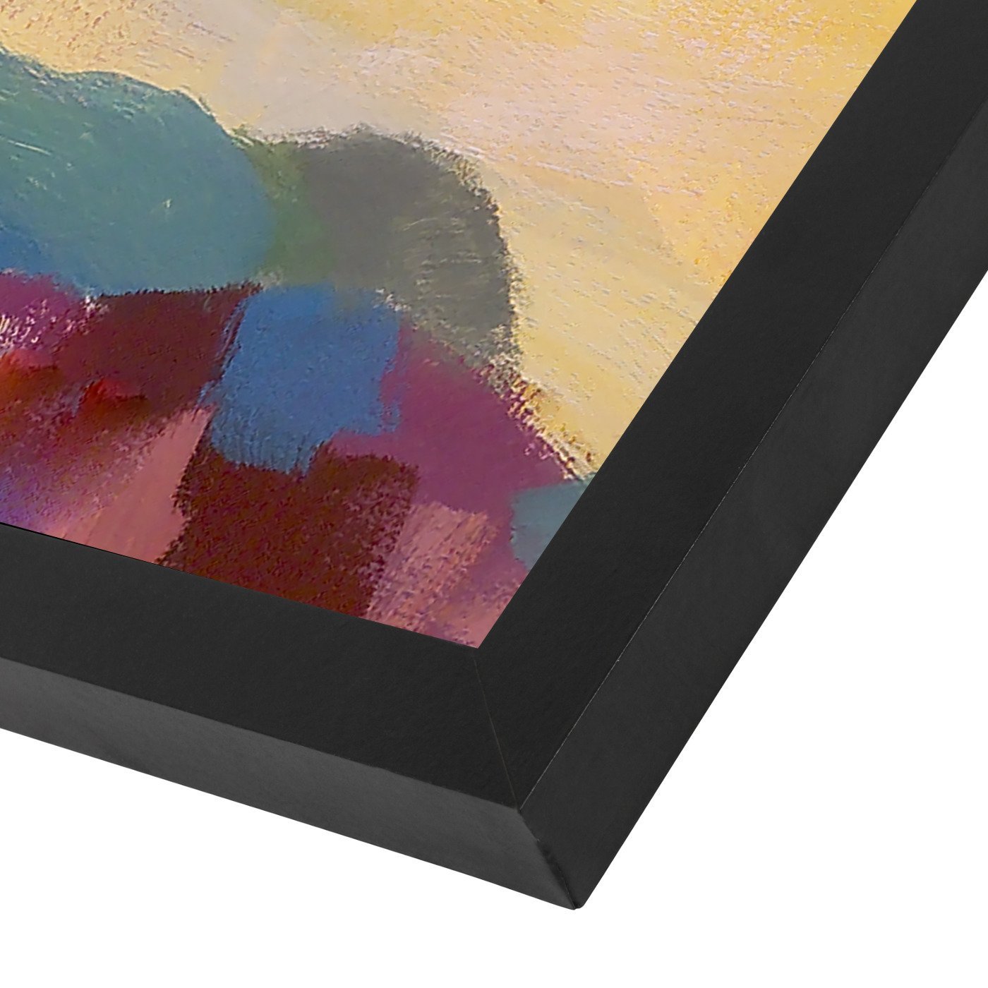 Abstract Landscape 7 By Hans Paus - Black Framed Print - Wall Art - Americanflat