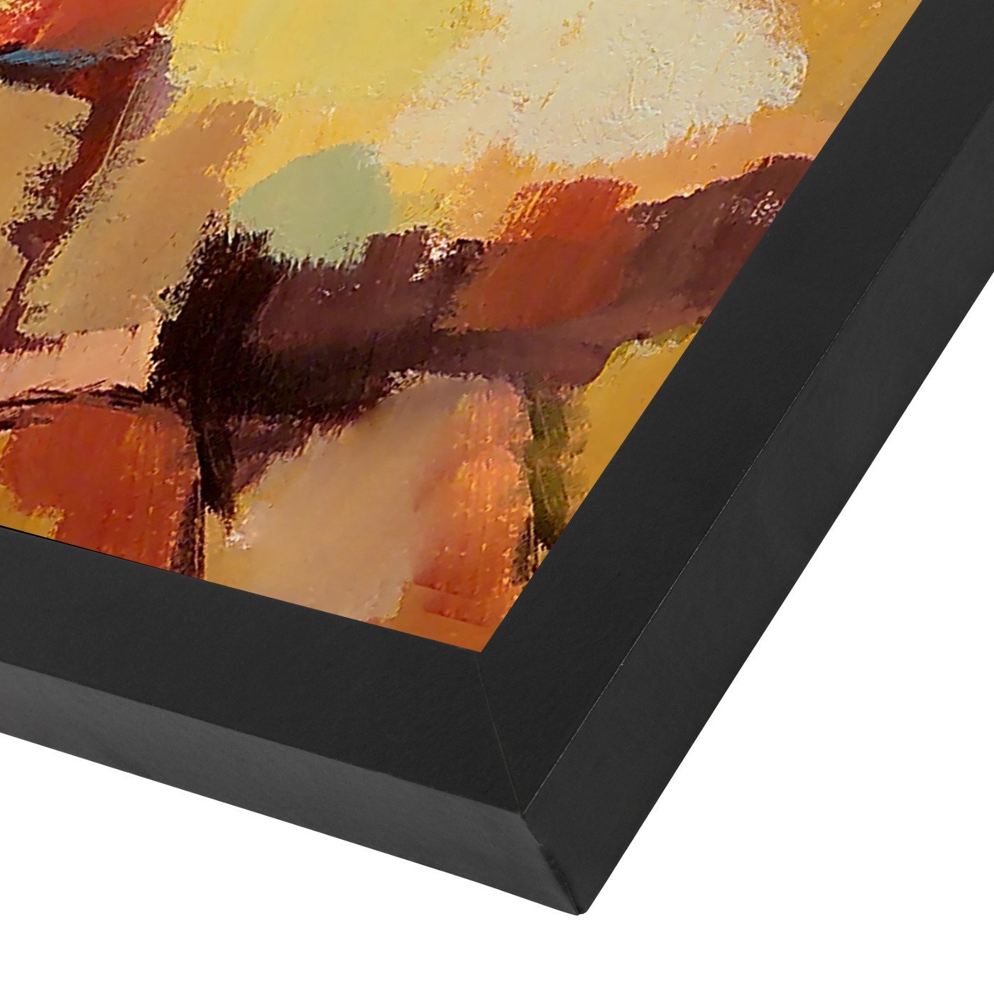 Abstract Landscape 8 By Hans Paus - Black Framed Print - Wall Art - Americanflat