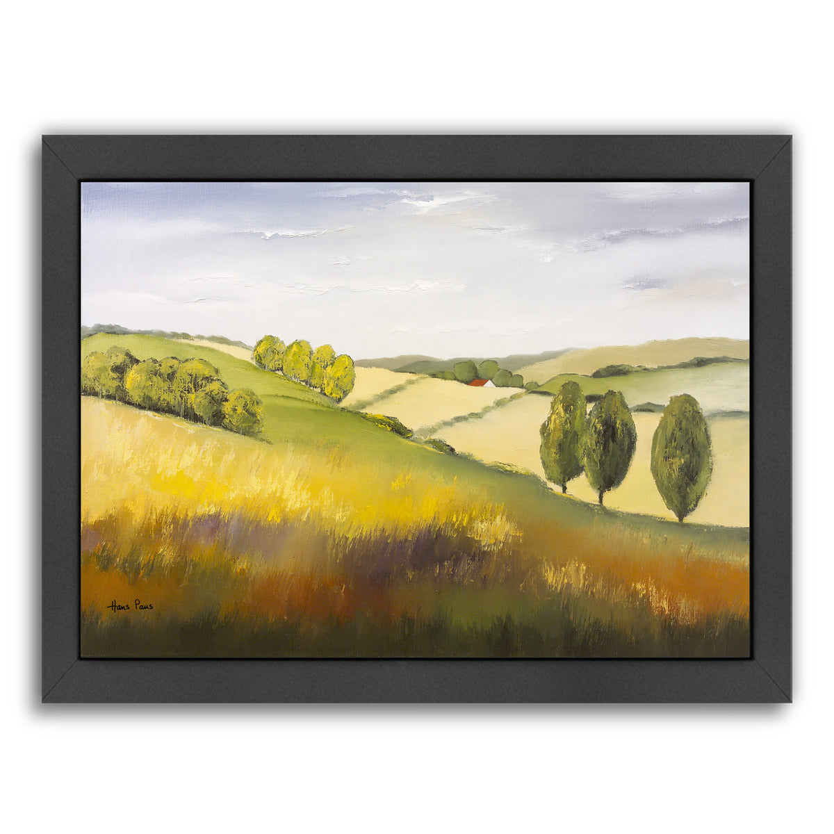 Cotswolds 1 By Hans Paus - Black Framed Print - Wall Art - Americanflat