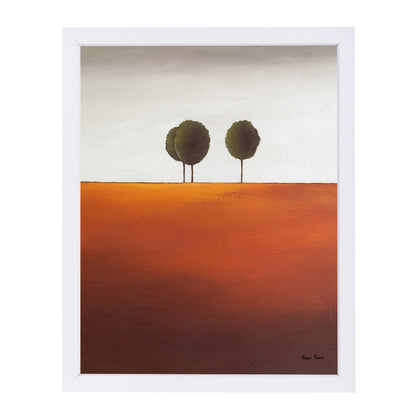 Trees 7 By Hans Paus - White Framed Print - Wall Art - Americanflat